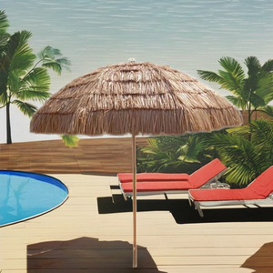 ¡PRODUCTO NUEVO! Tienphong venta al por mayor Gran paja natural algas marinas piscina Patio playa sombrilla, Patio sombrilla, al aire libre, Playa - Product Image 4