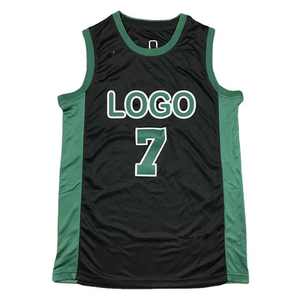 Maillot de basket-ball unisexe élégant et confortable personnalisable avec des logos d'équipe noms de joueur caractéristique respirante pour chaque match - Product Image 1