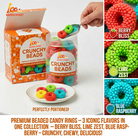 Candy One-Stop OEM/ODM : Formulation professionnelle de bonbons gélifiés croustillants en forme d'anneaux et emballage personnalisé |   Approvisionnement d'usine haute capacité