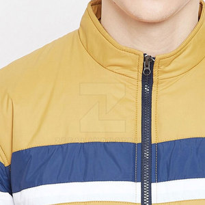Chaqueta acolchada para hombre de bajo precio 2025 Diseño único Contraste de color Chaqueta de invierno para hombre para venta en línea - Product Image 6