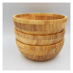 <b>Large</b> Bambo <b>Bowl</b> for <b>Salad</b> Fruit and Kitchen Round Bamboo <b>Bowl</b> Many Sizes for Export From Vietnam - Product Image 5