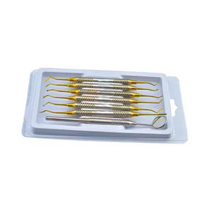 Instrumentos de llenado de amalgama de ionómero de vidrio compuesto dental al por mayor, instrumentos médicos de restauración dental profesional completa - Product Image 1