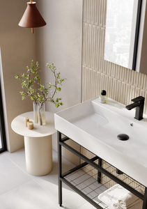 Diseño de lujo Capetown Encimera Lavabo de cerámica Soporte de marco de metal - Product Image 5