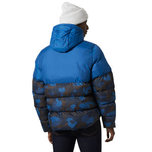 Top Quality Men's Puffer Jackets Zipper up Blue Color Puffer Jacket With Customized Design and Printed - Product Image 6