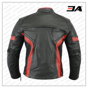 Chaqueta de Motociclismo para Hombre Vanucci, Cuero Genuino de Vaca, Equipo de Protección Nivel 2 CE con Soporte para la Espalda - Product Image 2