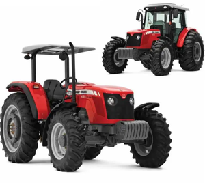 Assey-tractor agrícola Massey Ferguson 291, tractor con cabina 4x4, cargador frontal y retroexcavadora - Product Image 2