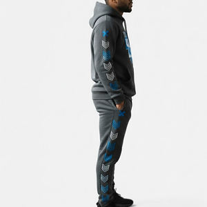 ชุดวอร์มทรงหลวมคุณภาพดี ดีไซน์ทันสมัย รับสกรีนโลโก้ คอลเลคชั่นฤดูหนาว สำหรับผู้ชาย - Product Image 3