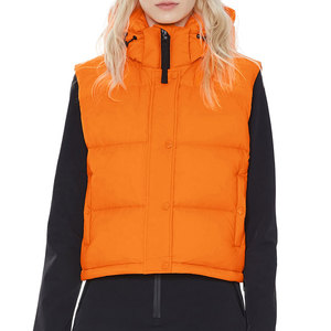 Chaleco acolchado de moda para mujer, chaqueta sin mangas acolchada de invierno, ropa exterior elegante - Product Image 2
