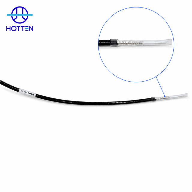 Hotten 50 Ohm Low Loss Flexible PUR Jacket RF Coaxial Cable 18GHz Shielded Cable for Electronic Devices