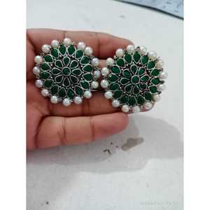 Pendientes de Perlas Moti Flower - Product Image 3