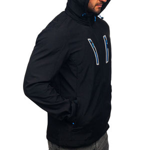 High Quality <b>Men's</b> Softshell Windbreaker <b>Jackets</b> Waterproof Outdoor Fashion Casual Clothing Customizable for Winter Use OEM - Product Image 4