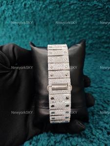 นาฬิกาข้อมือเพชรประดับเพชรสำหรับผู้ชายเครื่องประดับผู้หญิง - Product Image 5