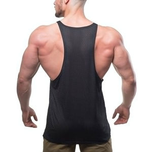 Customized Wholesale Price Sublimation Designs Men's Tank Tops <b>Polyester</b> <b>Fiber</b> Quick Drying Professional Design Running - Product Image 3