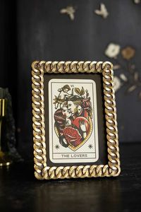 Luxury Stylish Metal <b>Photo</b> <b>Frame</b> with Intricate Engravings Handcrafted Designer Ingrained Statement - Product Image 2