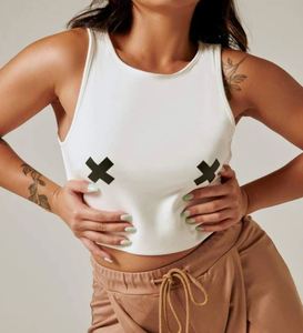 Shemax 2024 de calidad superior Venta caliente personalizado al por mayor de baile en barra XX CROP TOP-BLANCO - Product Image 2