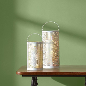 Modern Moroccan Tealight <b>Lanterns</b> <b>Garden</b> Outdoor Hanging Metal <b>Candle</b> <b>Lanterns</b> - Product Image 6