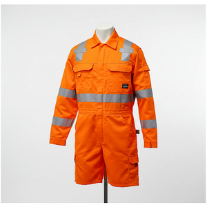 Traje de trabajo mecánico de seguridad general de algodón 100% personalizado para hombres que trabajan al aire libre, ropa de trabajo, uniforme de seguridad para hombres - Product Image 3