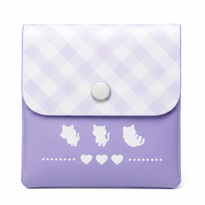 Portable Glow-In-The-Dark <b>Plastic</b> <b>Pocket</b> Ashtray with Cigarette Holder - Product Image 1