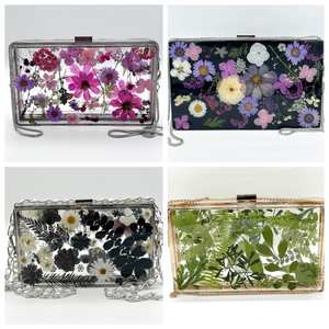 Pochette exclusive en résine acrylique |   Sac à main de soirée pour femmes de marque |   Mariage de luxe, fête et mariée - Product Image 5