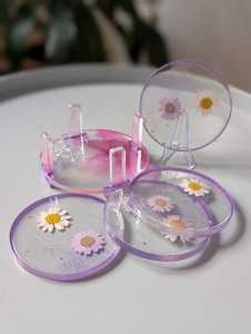 ถาดรองแก้วหินคริสตัลดีไซน์เรียบง่ายทำด้วยมือสำหรับสำนักงานและใช้ในบ้าน2025 - Product Image 1