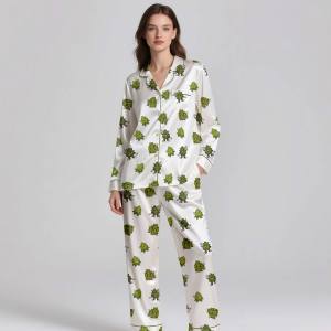 Ensemble de pyjamas en modal pour femmes OEM Vêtements de nuit décontractés à manches longues Tenue d'intérieur - Product Image 5