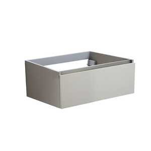Ensemble de meubles de salle de bain Vieste 60 cm gris perle avec 1 tiroir et meuble sous-vasque - Product Image 1