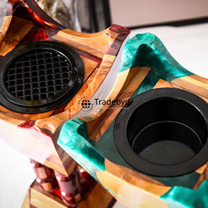 Brûleur d'encens en résine de qualité supérieure, fait main, de luxe, pour la maison, la méditation, le yoga, l'aromathérapie, la décoration - Product Image 4