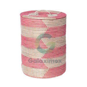 Accueil Rangement et organisation Panier en jonc de mer Style jacinthe d'eau Paniers de rangement décoratifs en osier pour usage domestique 2025 - Product Image 5