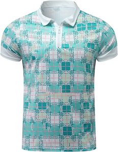Camiseta Polo de Cuello Alto 100% Algodón para Hombre, Ajuste Holgado, Impresa, de Alta Calidad, con Logotipo Personalizado, Camiseta con Botones para Hombre - Product Image 4