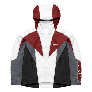 Chaqueta de nailon personalizada de primera calidad con cremallera, ligera, impermeable, transpirable, cortavientos, conjunto de chándal de entrenamiento para mujer - Product Image 3