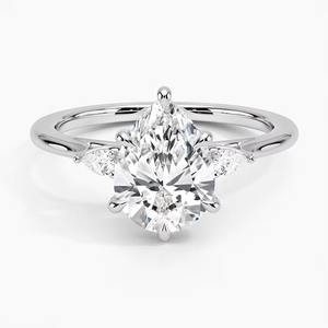 Anillo de compromiso de diamantes cultivados en laboratorio de plata elegante suministro al por mayor piedras libres de conflicto certificadas disponibles para precio de exportación - Product Image 3