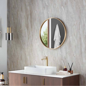 Espejo Redondo de Pared de Metal de Alta Calidad con Acabado Dorado, Espejo Decorativo Moderno para Decoración de Restaurantes - Product Image 6