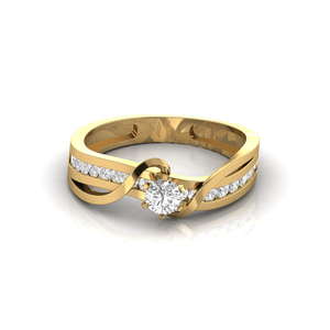 Star DUST 14K 18K เครื่องประดับทองแข็งดี0.56 CT ตัดเพชรโซลิแทร์สว่างแหวนหมั้นเพชรสำหรับปลูกในห้องปฏิบัติการวันเกิดงานแต่งงาน - Product Image 6