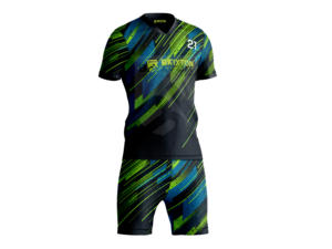 Kit de maillot de football personnalisé OEM de haute qualité ensemble complet d'uniformes de football avec technique de coupe automatisée pour les équipes - Product Image 4