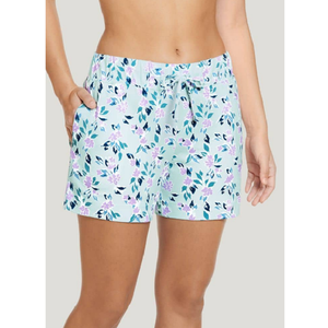 Short de jogging d'entraînement taille haute pour femme tricot respirant polyester/coton écologique séchage rapide fermeture à cordon droite - Product Image 2