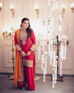 Hermoso Top Con Bordado trabajo Patiyal pent nd Duppata Por Mayorista Fabzone - Product Image 2