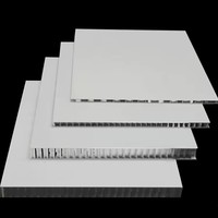 Panneaux sandwich en nid d'abeille en aluminium de haute qualité pour la construction de salle de bain intérieure d'hôtel pour une excellente ignifugation