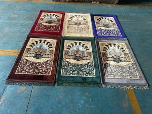 Tapis de prière Raschel en velours doux, <span class=keywords><strong>Sajada</strong></span> musulmane pour le marché du Moyen-Orient - Product Image 5
