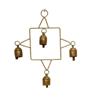 กระดิ่งลมวัสดุทองแดงคุณภาพดีเยี่ยมสำหรับแขวนผนังตกแต่งบ้านระเบียงและห้องนั่งเล่น - Product Image 3