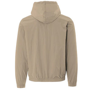 Jersey de nailon repelente al agua, ropa de calle cortavientos, chaqueta Anorak con media cremallera y capucha en blanco, Anorak con reflectante - Product Image 2