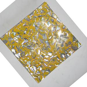 Assiette astry en coquille de trocus SEASHELL JEWELRY Assiette Motif jaune - Product Image 2