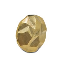 Vente chaude de vase de table en métal au design moderne pour mur ou sol de mariage avec décor à la maison Matt Glaze