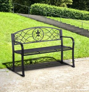 Banc de jardin antique en fonte classique patio extérieur décor à la maison vente chaude avec finition - Product Image 3