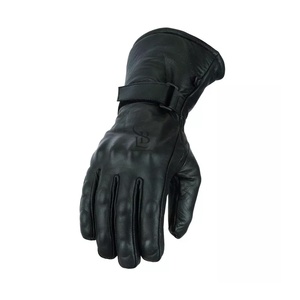 Gants en cuir longs de nouveau style pour hommes Gants Design uni OEM Gants en cuir véritable personnalisés à vendre Manufactures professionnelles - Product Image 2