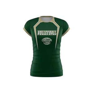 Uniforme de Voleibol Personalizado de Último Diseño, Jersey de Manga Corta, Transpirable, de Secado Rápido, 100% Poliéster, Unisex, para Todas las Temporadas, Marca OEM - Product Image 1