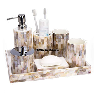 Juego de baño de lujo Forma y tamaño personalizados Soporte de baño de lujo Diseñador más vendido Nuevo juego de baño - Product Image 4