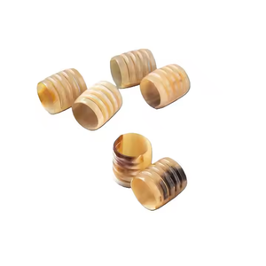 Authentique anneaux de serviette en corne artisanale accessoires de table artisanaux traditionnels pour salle à manger classique décor rustique Tables de mariage - Product Image 3