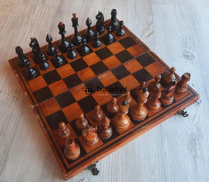 Tradebyd Handmade <b>Wooden</b> <b>Chess</b> <b>Board</b> Premium Classic Game Set Ideal for Home Decoration and <b>Chess</b> Lovers - Product Image 3