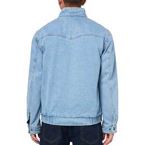 Chaqueta Vaquera para Hombre de Alta Calidad, Diseño Premium Nuevo OEM, Estilo Casual, Chaqueta de Invierno Transpirable, Chaqueta Vaquera de Color Sólido para Hombre - Product Image 2