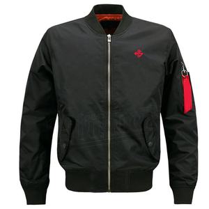 Venta al por mayor logotipo personalizado impreso marca de lujo de seda chaquetas de bombardero de gran tamaño al por mayor precio chaquetas - Product Image 1